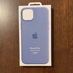 Apple iPhone 15 Plus Silicone Case - Light Blue